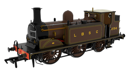 810506 LBSC Class D1 0-6-0T 256 LBSCR Marsh Umber Steam Locomotive - DCC Sound