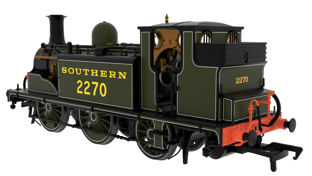 810008 LBSC Class D1 0-6-0T 2270 SR Lined Green Steam Locomotive