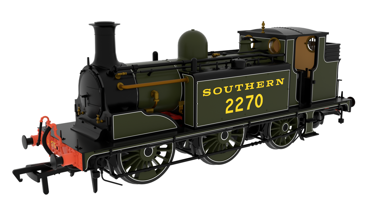 810008 LBSC Class D1 0-6-0T 2270 SR Lined Green Steam Locomotive