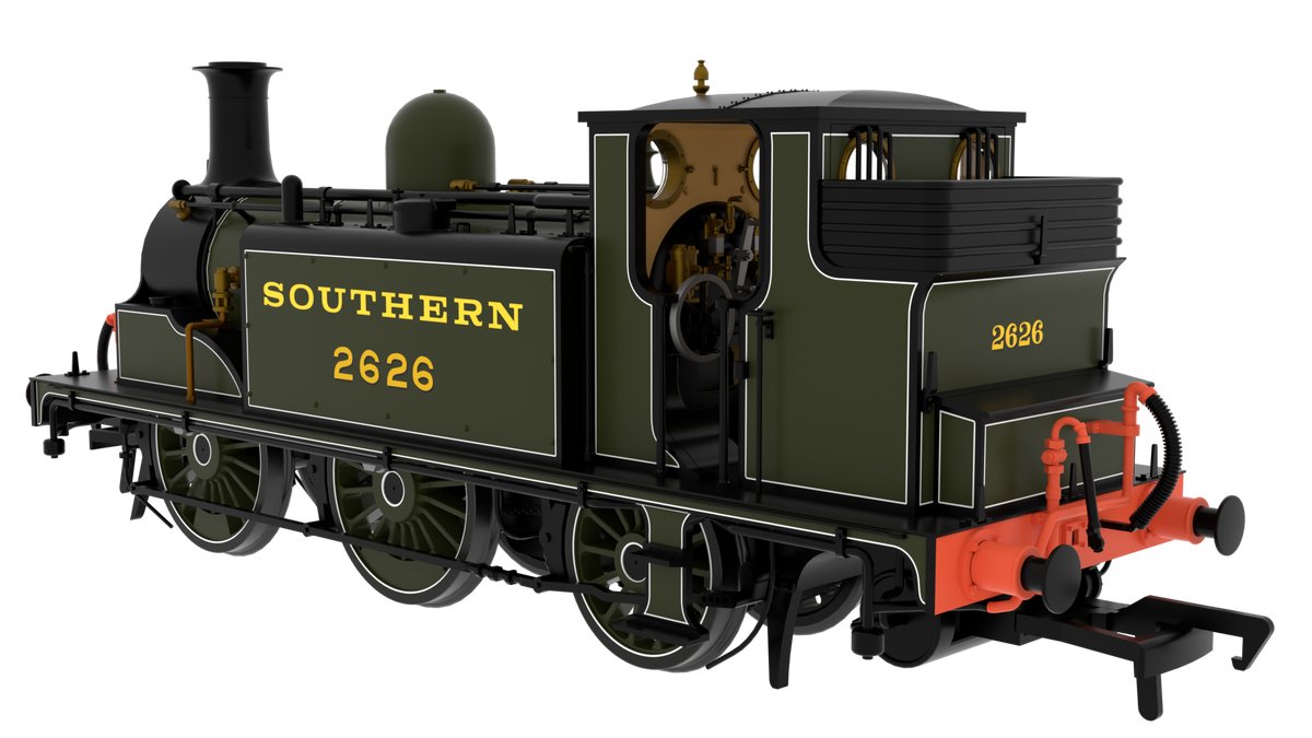 810009 LBSC Class D1 0-6-0T 2626 SR Lined Green Steam Locomotive