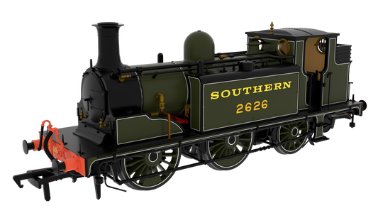 810509 LBSC Class D1 0-6-0T 2626 SR Lined Green Steam Locomotive - DCC Sound