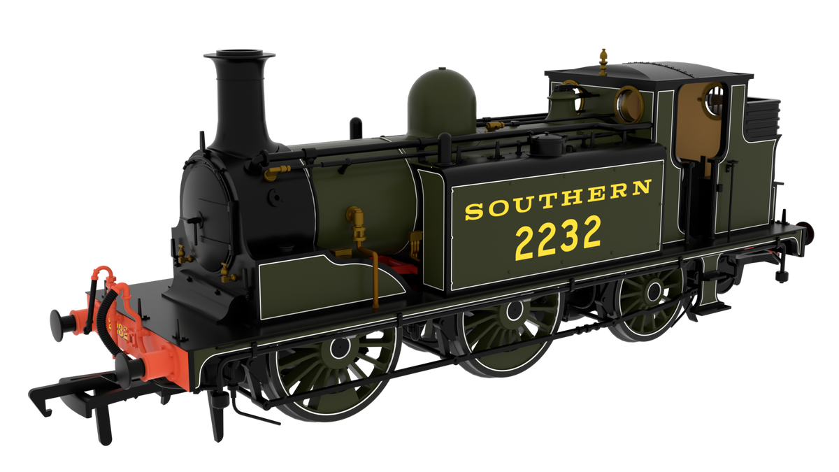 810010 LBSC Class D1 0-6-0T 2232 SR Lined Green Steam Locomotive