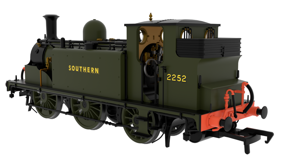 810011 LBSC Class D1 0-6-0T 2252 SR Unlined Green Steam Locomotive