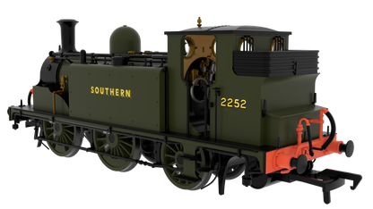 810011 LBSC Class D1 0-6-0T 2252 SR Unlined Green Steam Locomotive