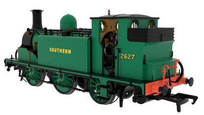 810012 LBSC Class D1 0-6-0T 2627 SR Unlined Malachite Steam Locomotive