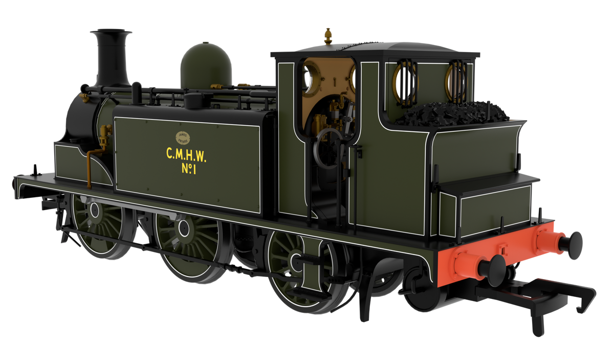 810013 LBSC Class D1 0-6-0T 1 'James Fryars' Whittingham Lined Olive Green Steam Locomotive