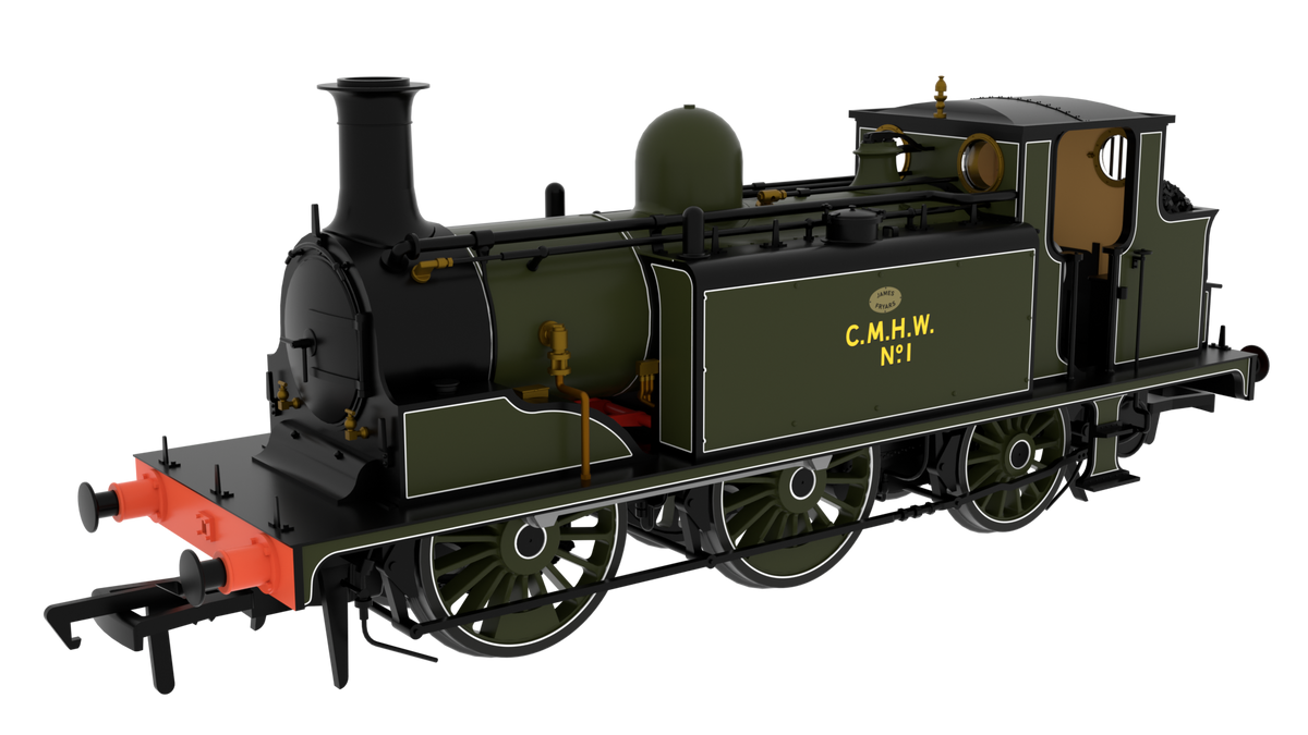810013 LBSC Class D1 0-6-0T 1 'James Fryars' Whittingham Lined Olive Green Steam Locomotive