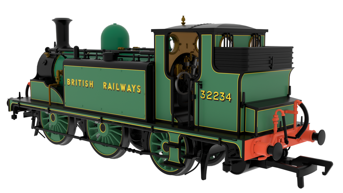 810014 LBSC Class D1 0-6-0T 32234 'What-If' BR Malachite Steam Locomotive