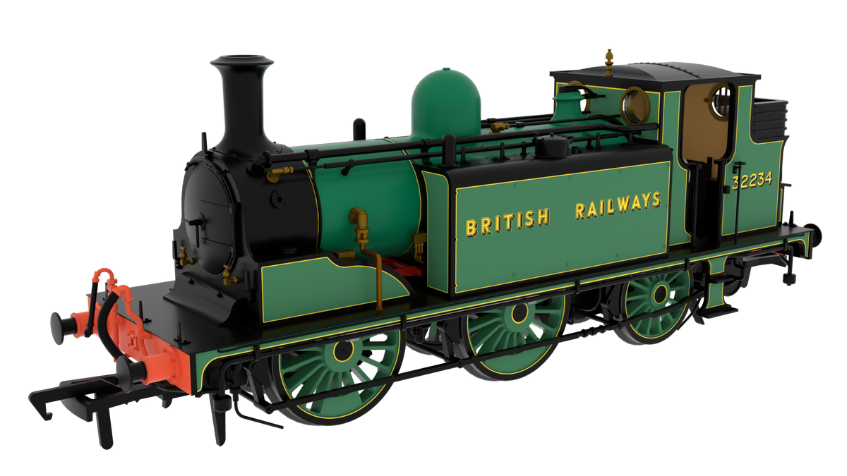 810014 LBSC Class D1 0-6-0T 32234 'What-If' BR Malachite Steam Locomotive