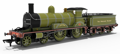 Highland Railway Loch Class 4-4-0 No.120 'Loch Ness' HR Drummond Lined Green Steam Locomotive - DCC Sound