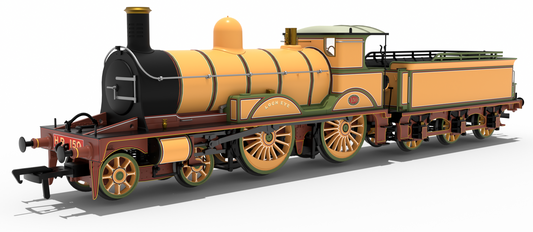 Highland Railway Loch Class 4-4-0 No.150 'Loch Eye' HR Yellow Steam Locomotive - DCC Sound