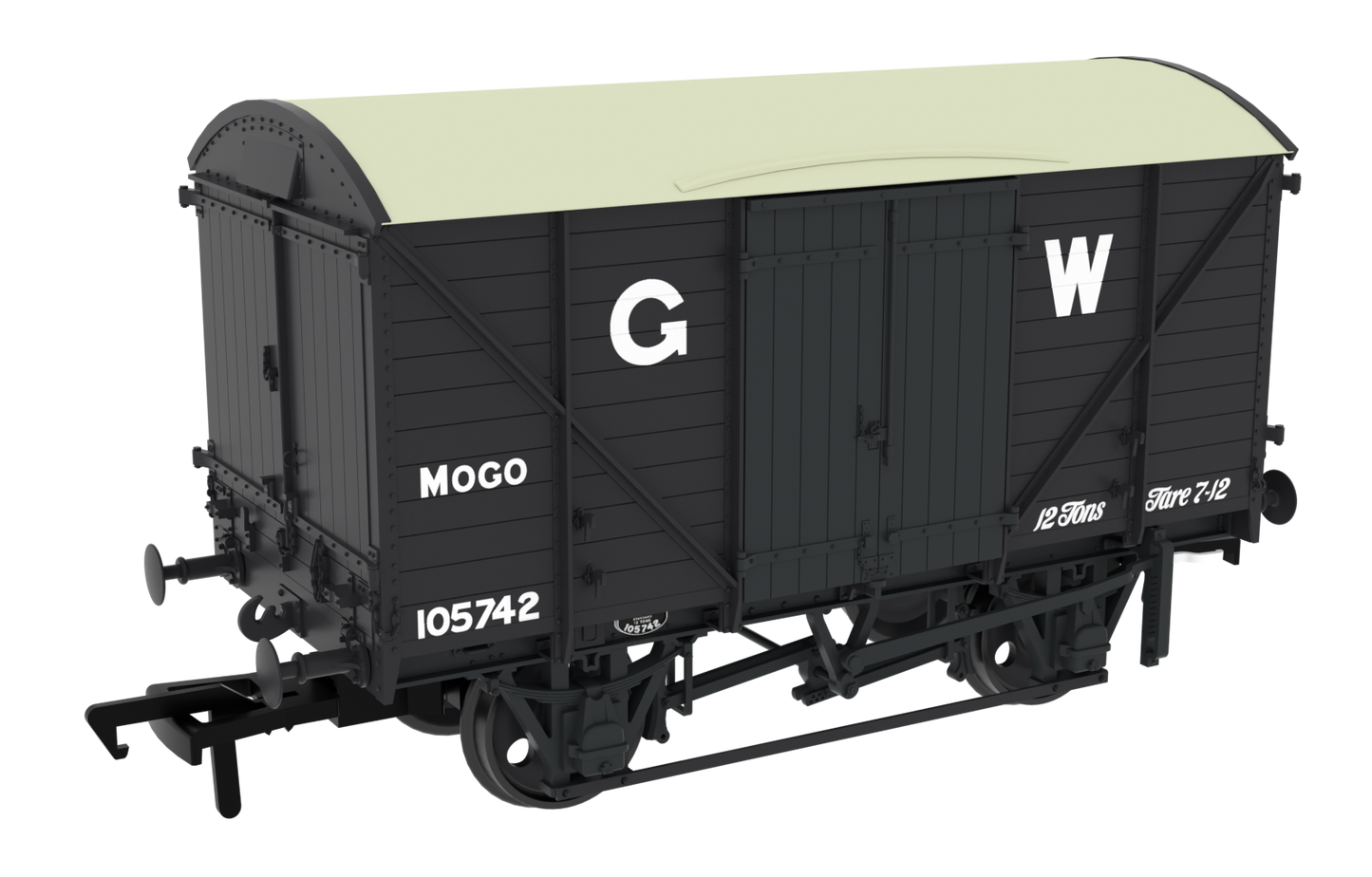 813302 Diagram G31 MOGO Van - No.105742 GWR Grey 16"