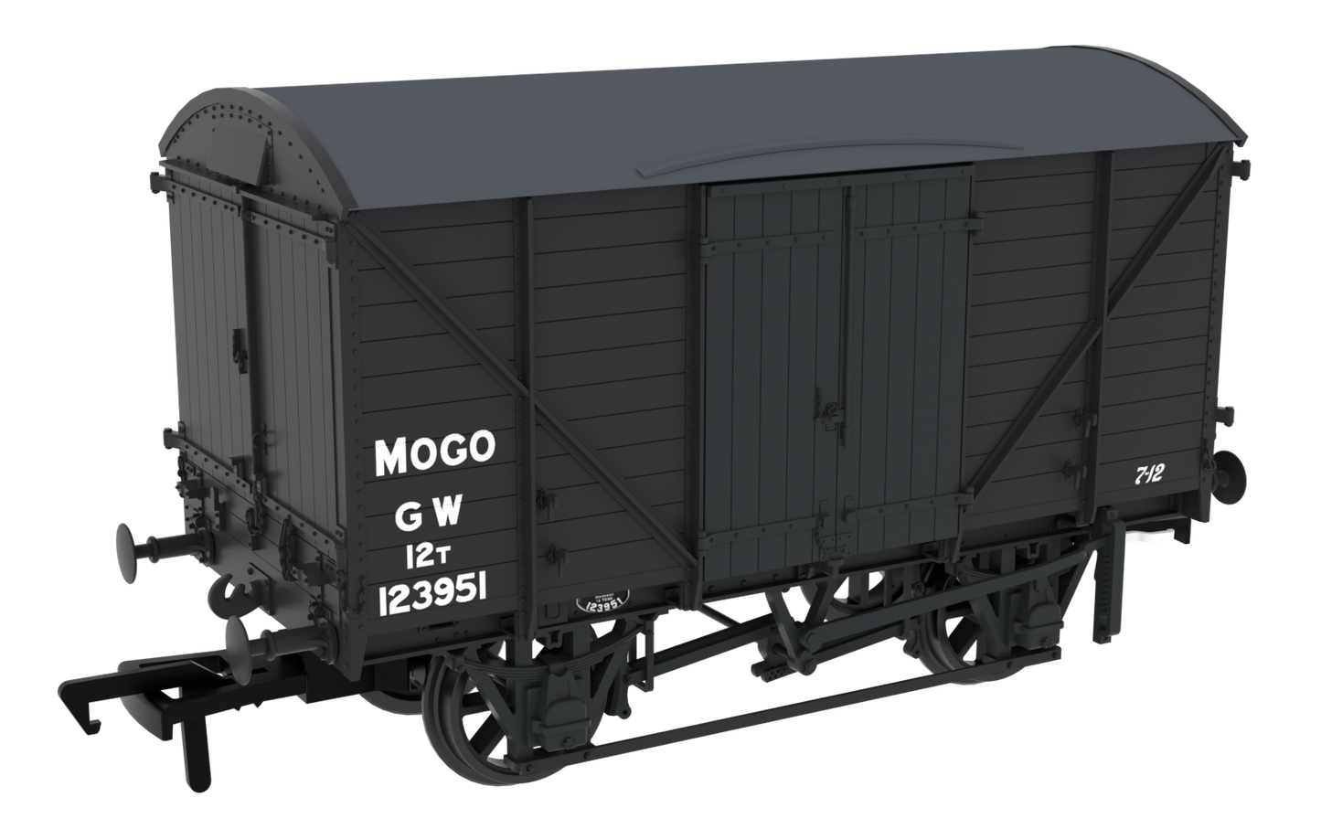 813304 Diagram G31 MOGO Van - No.123951 GWR Post-36 Grey