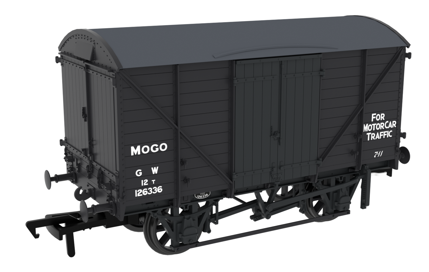 813306 Diagram G31 MOGO Van - No.126336 GWR Post-42 Grey