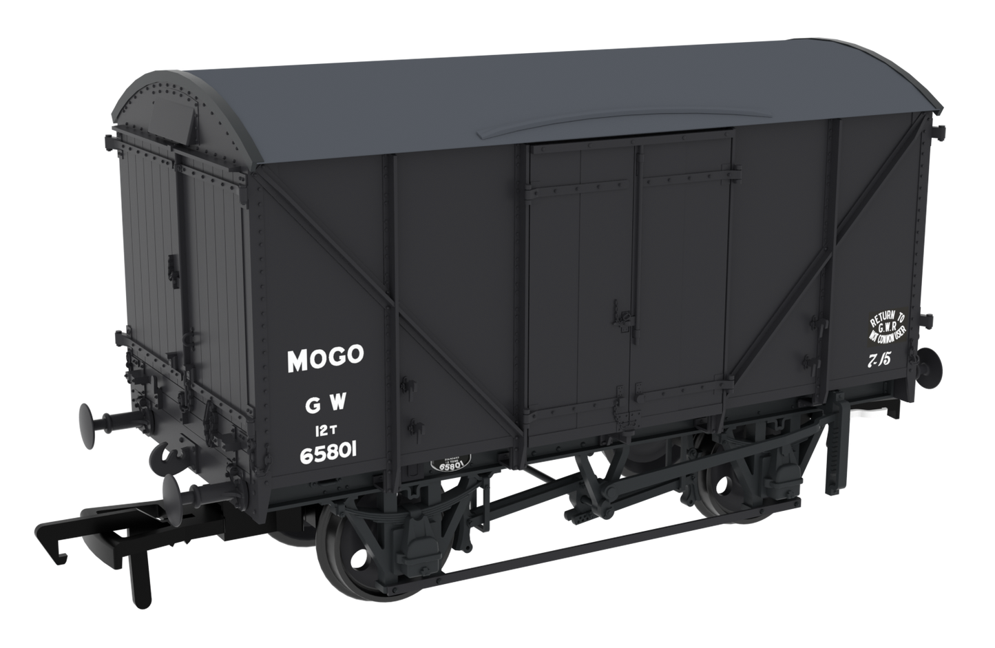 813307 Diagram G43 MOGO Van - No.65801 GWR Post-42 Grey