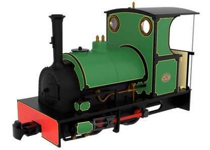 814503 Peckett & Sons Cranmore Class 0-4-0ST Bowaters Style Light Green Steam Locomotive - DCC Fitted
