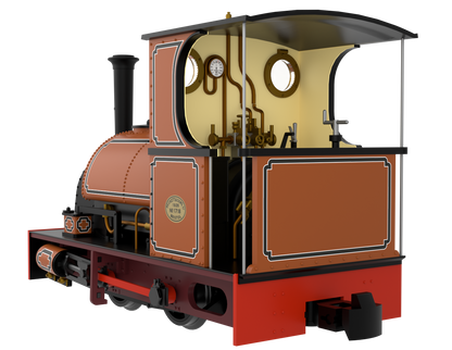 814506 Peckett & Sons Cranmore Class 0-4-0ST Lined Burnt Orange Steam Locomotive - DCC Fitted