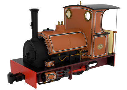 814506 Peckett & Sons Cranmore Class 0-4-0ST Lined Burnt Orange Steam Locomotive - DCC Fitted