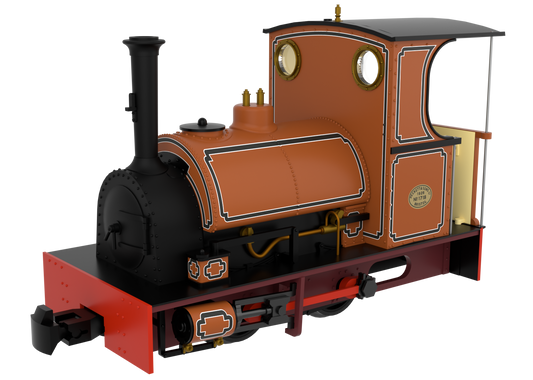 814506 Peckett & Sons Cranmore Class 0-4-0ST Lined Burnt Orange Steam Locomotive - DCC Fitted