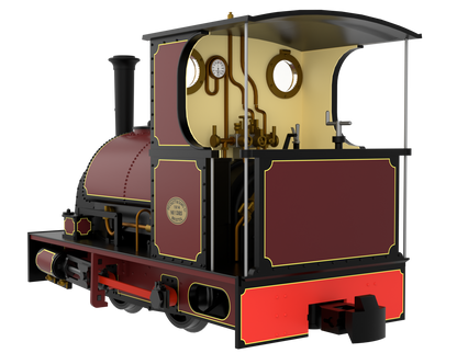 814007 Peckett & Sons Cranmore Class 0-4-0ST Lined Maroon Steam Locomotive