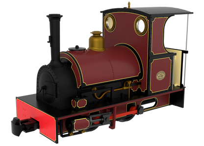 814007 Peckett & Sons Cranmore Class 0-4-0ST Lined Maroon Steam Locomotive