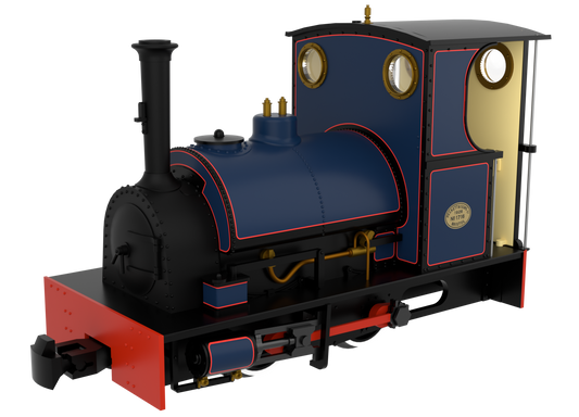 814008 Peckett & Sons Cranmore Class 0-4-0ST Lined Dark Blue Steam Locomotive