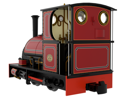 814009 Peckett & Sons Cranmore Class 0-4-0ST FR Style Lined Red Steam Locomotive