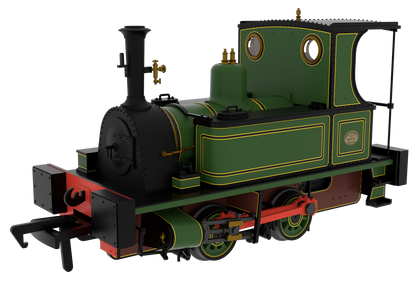 816001 Peckett 0-4-0T No.1631 Peckett Lined Works Green Steam Locomotive