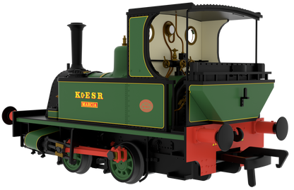 816003 Peckett 0-4-0T No.1631 No.12 'Marcia' K&ESR Apple Green Steam Locomotive