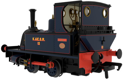 816004 Peckett 0-4-0T No.1631 No.12 'Marcia' K&ESR Blue Steam Locomotive