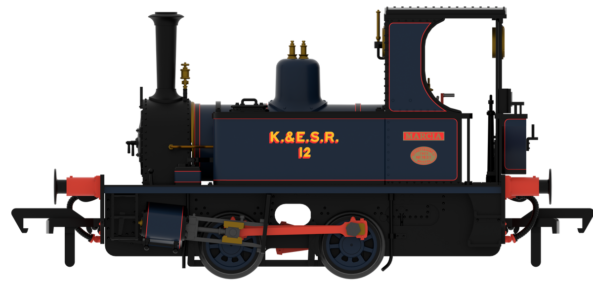 816004 Peckett 0-4-0T No.1631 No.12 'Marcia' K&ESR Blue Steam Locomotive