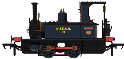 816004 Peckett 0-4-0T No.1631 No.12 'Marcia' K&ESR Blue Steam Locomotive