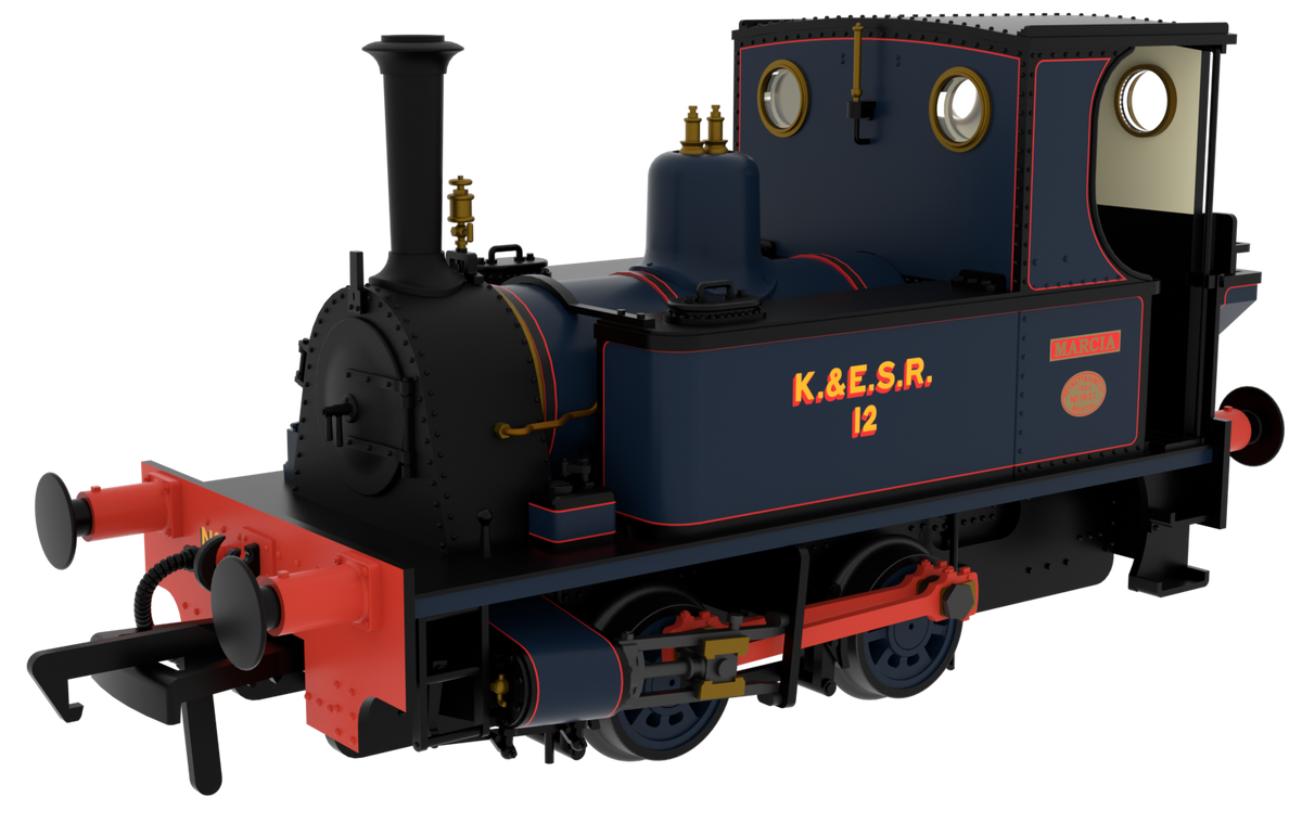 816004 Peckett 0-4-0T No.1631 No.12 'Marcia' K&ESR Blue Steam Locomotive