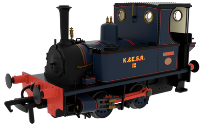 816004 Peckett 0-4-0T No.1631 No.12 'Marcia' K&ESR Blue Steam Locomotive
