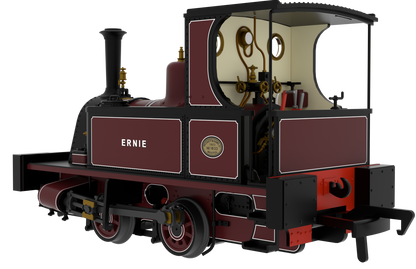 816506 Peckett 0-4-0T 1287 Class 'Ernie'' Lined Maroon Steam Locomotive - DCC Sound