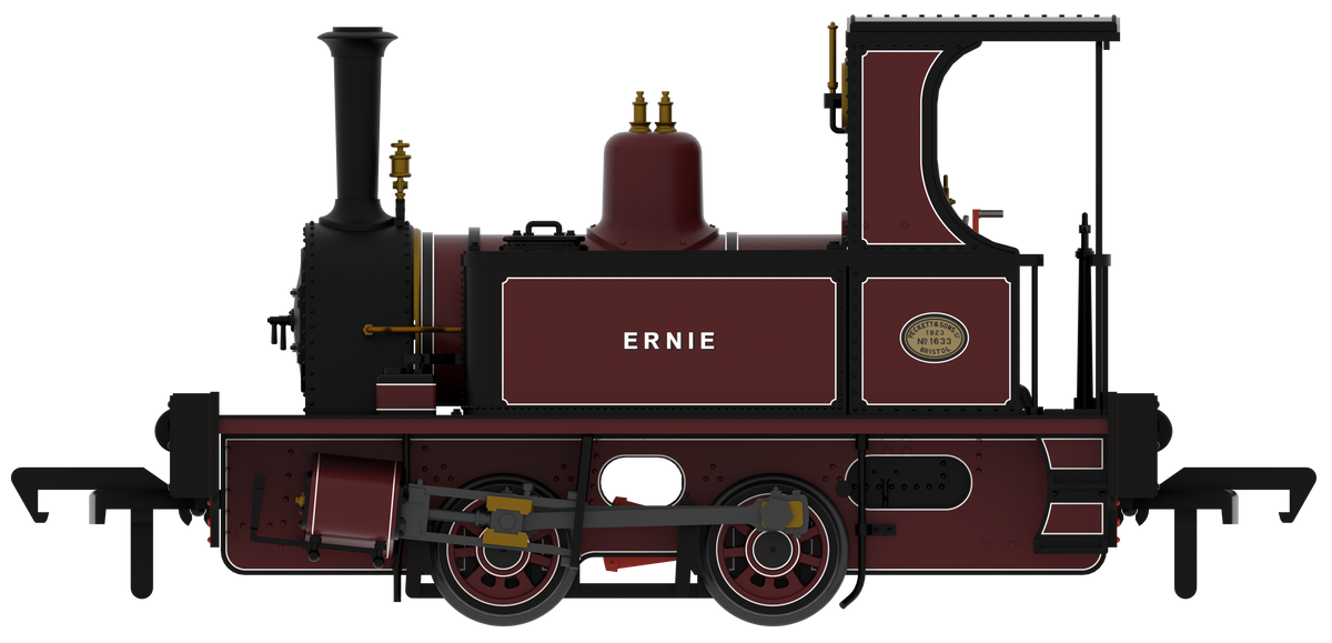 816506 Peckett 0-4-0T 1287 Class 'Ernie'' Lined Maroon Steam Locomotive - DCC Sound