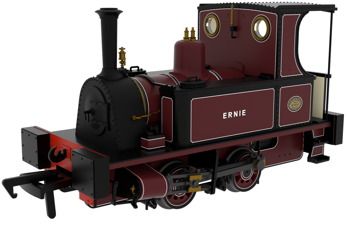 816506 Peckett 0-4-0T 1287 Class 'Ernie'' Lined Maroon Steam Locomotive - DCC Sound