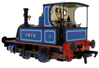 816508 Peckett 0-4-0T 1287 Class 'Iris' Lined Blue Steam Locomotive - DCC Sound