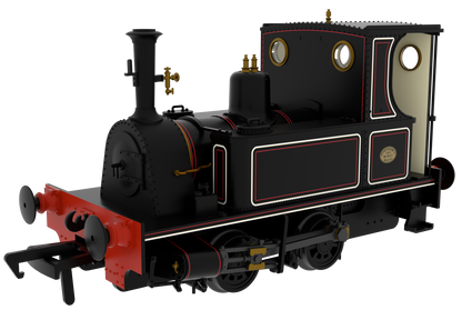 816509 Peckett 0-4-0T 1287 Class LNWR Black Steam Locomotive - DCC Sound