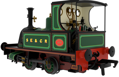 816510 Peckett 0-4-0T 1287 Class No.287 SECR Lined Green Steam Locomotive - DCC Sound