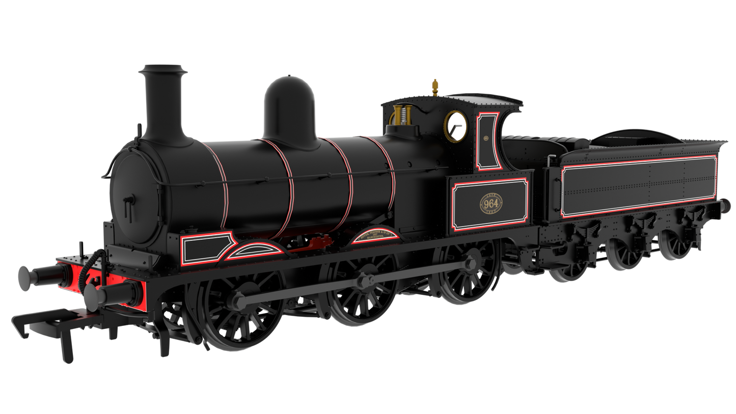 Class 25 'Ironclad' 0-6-0 No.964 Lancashire & Yorkshire Lined Black (post-1890) Steam Locomotive