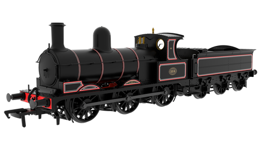 Class 25 'Ironclad' 0-6-0 No.964 Lancashire & Yorkshire Lined Black (post-1890) Steam Locomotive - DCC Sound