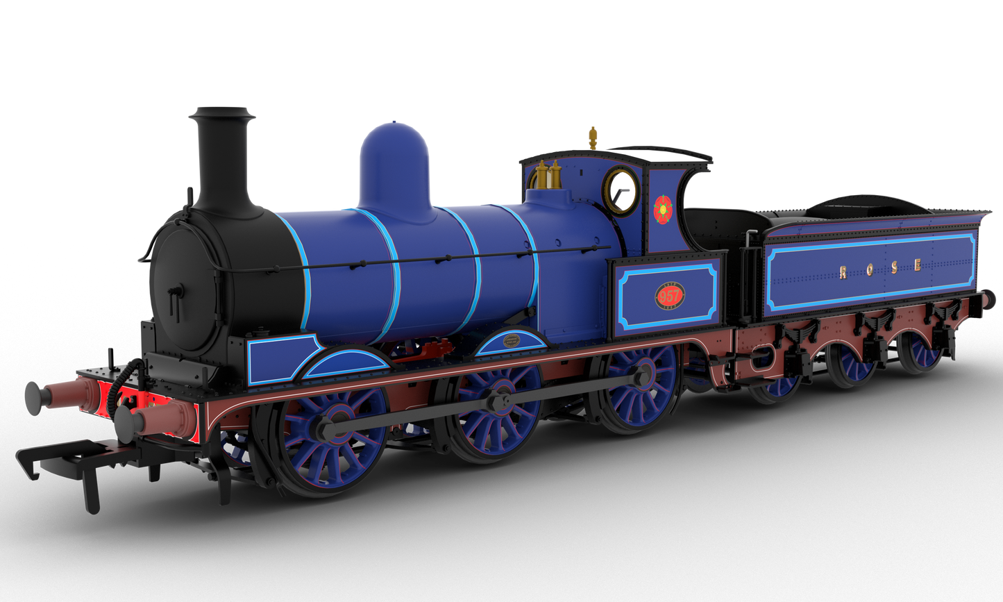 817013 Class 25 0-6-0 Lancashire & Yorkshire 'Rose' No.957 'What-If' Blue Steam Locomotive
