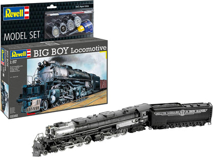 Model Set Big Boy Locomotive (1:87 Scale) Plastic Model Kit