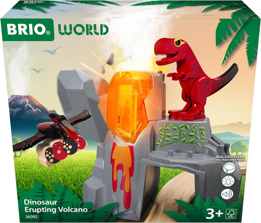 BRIO WORLD - Dinosaur Erupting Volcano