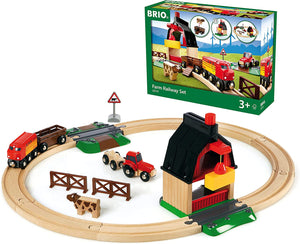 BRIO WORLD - Farm Railway Set