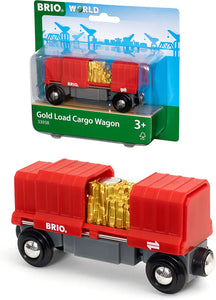 BRIO WORLD - Gold Load Cargo Wagon