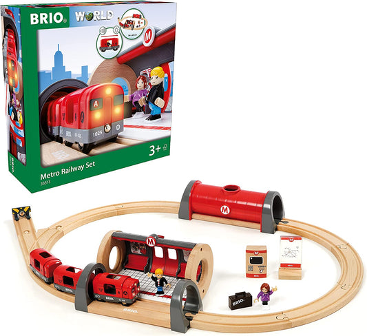 BRIO WORLD - Metro Railway Set