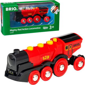BRIO World - Mighty Red Action Locomotive