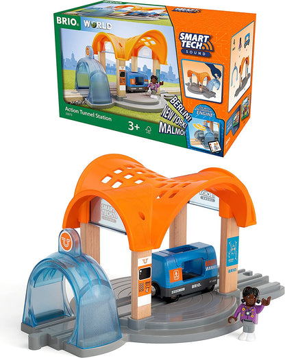 BRIO World Smart Tech Sound Action Tunnel Station